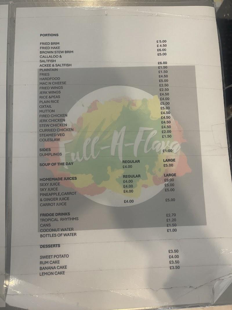 Photo of food from Full-A-Flava Restaurant